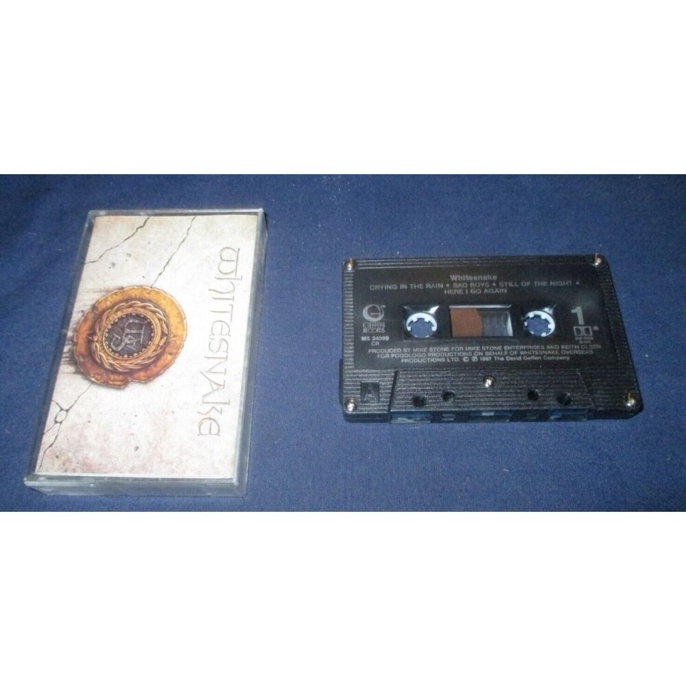 Whitesnake - (self titled album) on cassette (David Geffen /WEA Canada, 1987)